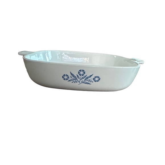 Corningware Other - White and Blue Floral Corning Ware Baking Dish